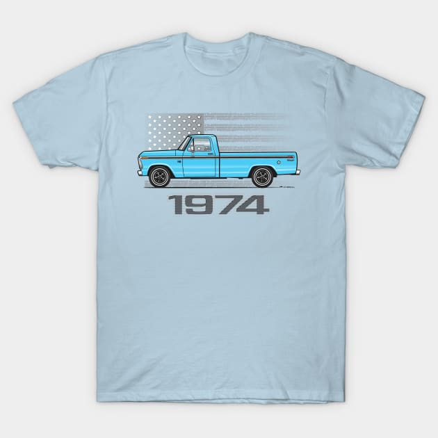 74 Blue T-Shirt by JRCustoms44